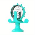 thumbnail image 3 of Jouet Interactif pour Chat Petit Chiens Distributeur de Friandises Lent Roue Rotative Accessoires Chaton, 3 of 5