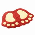 thumbnail image 2 of 16"X 24" Big Feet Shape Rugs Non Slip Rugs Floor Door Mat Bathroom Bath Mat, 2 of 6