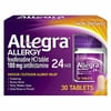 Allegra Allergy Relief Fexofenadine 180mg Antihistamine, 30 Tabs, 3-Pack