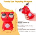 thumbnail image 4 of Squeeze Dragon Pop Out Eyes Toys, Eye Popping Dragon Stress Relief Squeezy Toy for Christmas Birthday Gift Party Favors NEW, 4 of 4