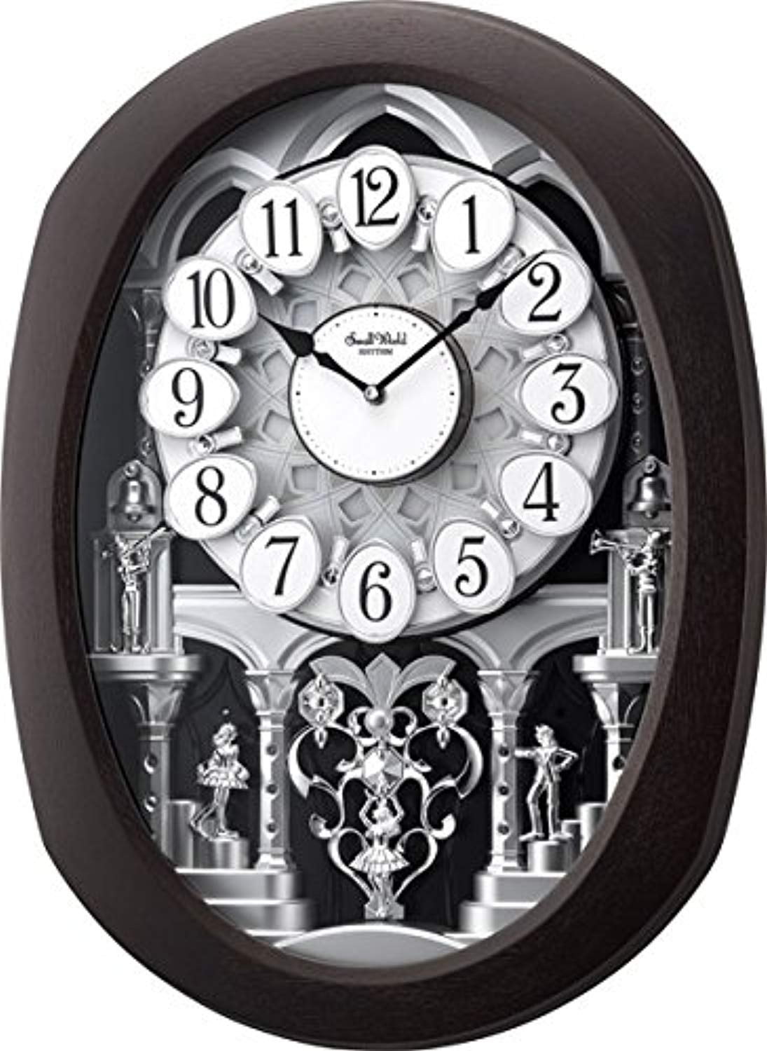 Rhythm Clocks "Encore Espresso" Magic Motion Clock