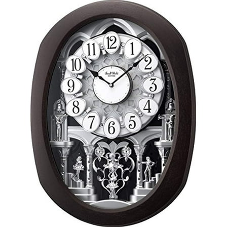 Rhythm Clocks "Encore Espresso" Magic Motion Clock