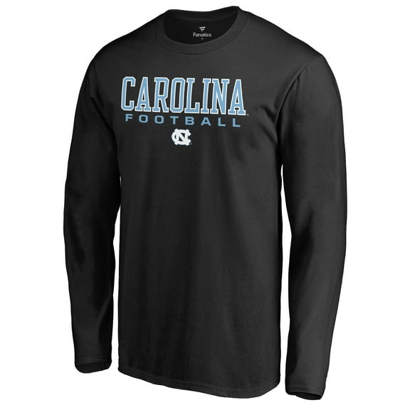 Men's Black North Carolina Tar Heels Team Unity Football Long Sleeve T-Shirt