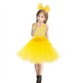 thumbnail image 5 of Riecok Flower Dresses for Kids Sleeveless Sequin Ruffle A Line Princess Dresses Halloween Birthday Party Kid Patchwork Tulle Skirt Formal Gown Dresses Yellow L, 5 of 8