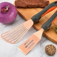 thumbnail image 4 of Fish Slotted Spatula with Beveled Edged Stainless Steel For Flipping Egg Pancake, 4 of 8