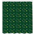 thumbnail image 3 of Floral Shower Curtain, Exotic Hibiscus Banana Leaves Bird of Paradise Leaves and Split Leaf Philodendron, Fabric Bathroom Set with Hooks, 69W X 75L Inches Long, Multicolor, by Ambesonne, 3 of 3