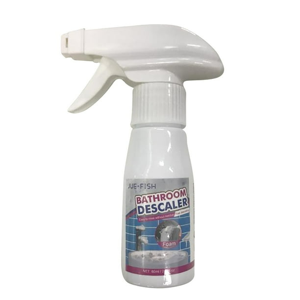 Limpiador de baño y desincrustante de cristales | Elimina manchas difíciles, suciedad y cal de azulejos, bañera, inodoro y grifos | Botella de 60 ml para uso diario