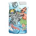 thumbnail image 4 of Juego de cama Nauru - Niñas polinesias con tiburón, 4 of 4
