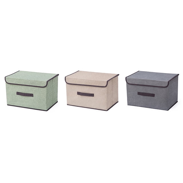 Home Fabric Folding Storage Box Foldable Multi-purpose Clothing Organizer Portable Non-woven Bust-proof Box