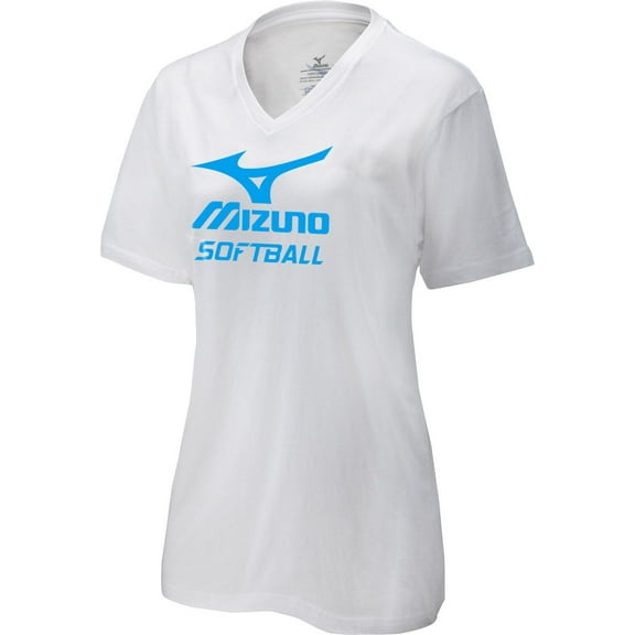 mizuno women's v-neck softball t-shirt