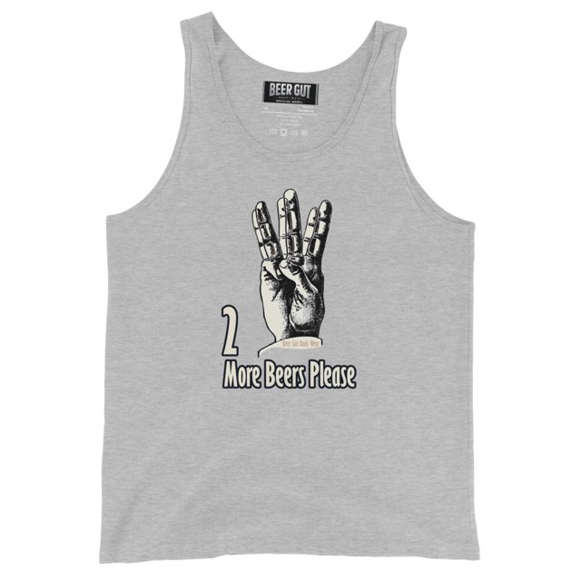 2 More beers please Men's Tank Top