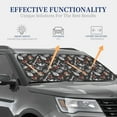 thumbnail image 4 of Windshield Sun Shade, Japanese Sushi Hashi Foldable Car Sun Shade Windshield For Front, 2 Pieces, 4 of 4