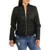 Maxwell Studio Women's Faux Leather Moto Jacket
