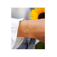 thumbnail image 3 of Pulsera De Cruz Con Zircón Para Mujer Regalo Xtellar dorado, 3 of 4