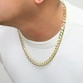 thumbnail image 6 of Nuragold 10k Real Yellow Gold Solid Cuban Curb Link 10mm Chain Necklace (20"-30") Italian Jewelry for Men, 6 of 9