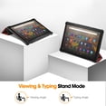thumbnail image 3 of SaniMore for Amazon HD10 (2023) Case, Auto Sleep/Wake Rugged PC Tri-Fold Kickstand [Support iPad 1st/3rd Pencil Charging]  Shockproof Protective Case for Women Men, Winered, 3 of 10