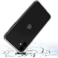 thumbnail image 3 of Mosiso iPhone 11 Case, Clear Shockproof Soft TPU Bumper Hard PC Shield Slim Fit Drop Absorption Shell Anti-Scratch Protective Cover for Apple iPhone 11 6.1 inch, Clear, 3 of 5