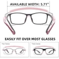 thumbnail image 2 of Safety goggles, anti-fog safety glasses with clear full lens, 2 of 4