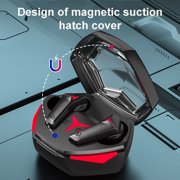 Bluetooth Headphones True Wireless Earbuds 60H Playback LED Power Display Earphones with Wireless Charging Case IPX5 Waterproof in-Ear Earbuds with Mic