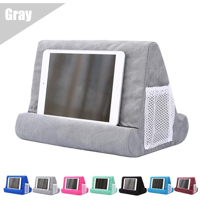 Oreiller Doux Support d'Oreiller pour Tablette pour Ipad Support Support de Téléphone pour Tablette à Angles Multiples Support pour les Genoux Support de Téléphone Mobile