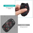 thumbnail image 6 of Key Fob Cover Compatible with GMC Sierra 1500 2500HD 3500HD Chevrolet Silverado 2021-2025 Keychain Case Holder Protector,Black red/Black red, 6 of 6
