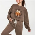 thumbnail image 3 of Coquette Pumpkin Patch Girly - Women's Lightweight Garment Dyed Sweatshirt, 3 of 7