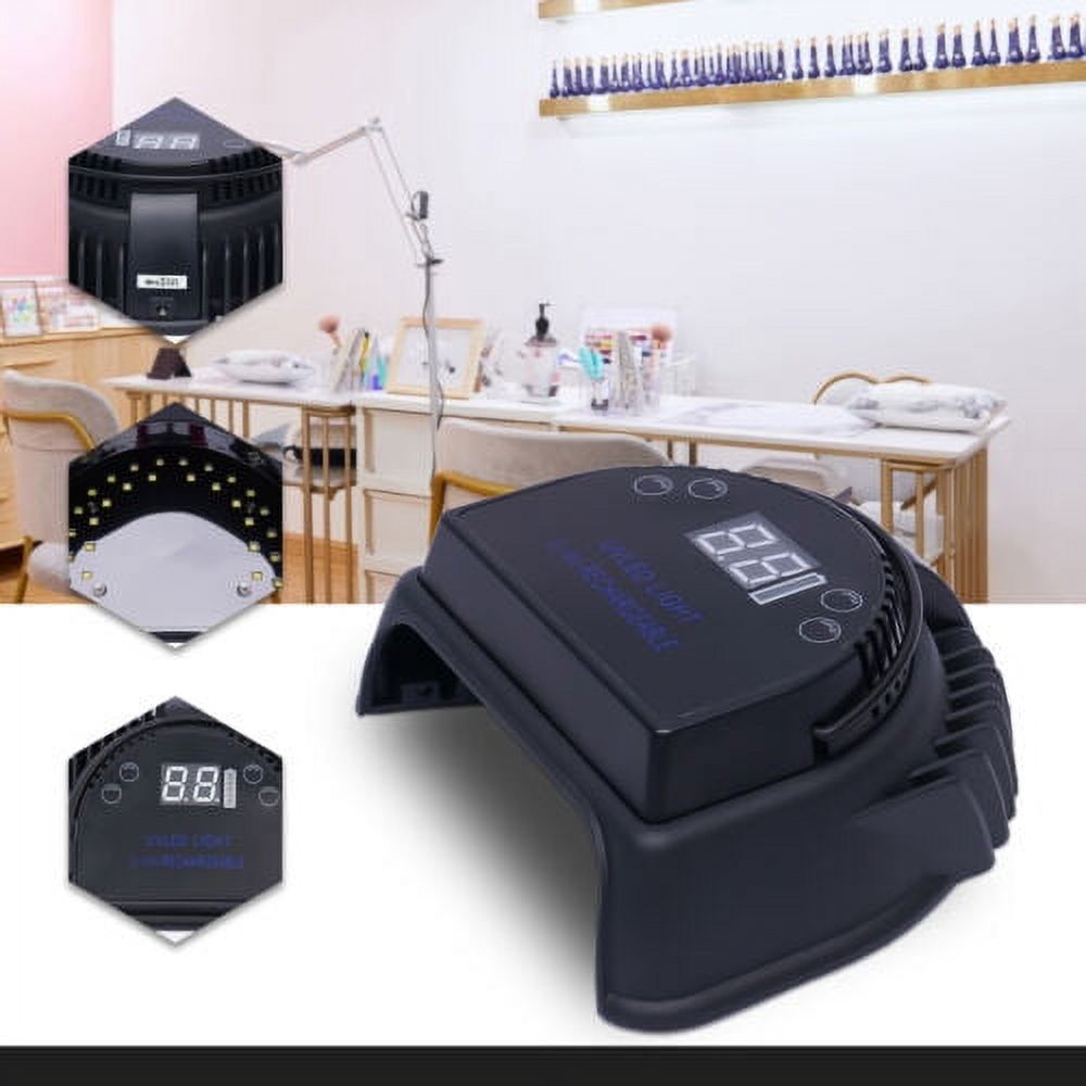 64W Rechargeable Cordless Nail Gel Dryer Wireless LED UV Nail Lamp Manicure