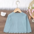 thumbnail image 4 of Tiijoy Newborn Girls Lace Knitted Cardigan Fall Long Sleeve Button Front Sweater, 4 of 4