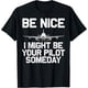 thumbnail image 1 of Camiseta divertida de arte piloto para hombres y mujeres y niños, 1 of 2