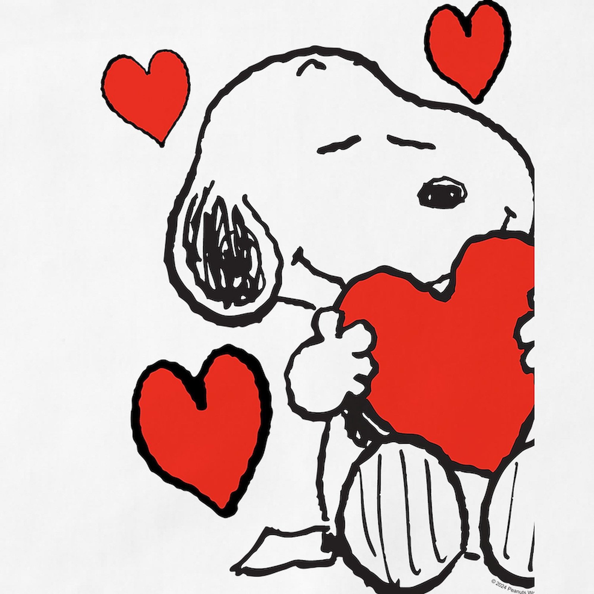 CafePress - Snoopy Hearts - Kitchen Apron with Pockets, Grilling Apron, Baking Apron