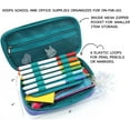thumbnail image 3 of OMG ORGANIZE MY GEAR Cute Pencil Case for Kids, Pen Storage Pouch Large Capacity, Zipper Mesh Pocket Compartment, Multi-Slot Pencil Bag Pen Case (Mermaids), 3 of 5