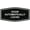 Black, variant on Signs ByLITA Fancy Door Automatically Locks Sign - Laser-Engraved Lettering | Durable ABS Plastic | Vibrant Colors | Powerful Foam Tape (Navy Blue/Gold) - Small