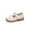 Beige, variant on Girl Shoes Girls Summer Shoes The Girl's Solid Color Adjustable Soft Soled Small Leather Shoes And Casual Shoes Are Suitable For Any Occasion