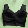 thumbnail image 4 of Npasoilc Plus Size Lace Bra for Women Wirefree Embroidered Push Up Adjustable Straps Breathable Comfortable Daily Underwear, 4 of 6