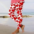thumbnail image 5 of hotojiny Valentines Day Leggings for Women Trendy Cute Heart Print Yoga Pants Tights Soft High Waisted Athletic Pants, 5 of 6