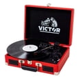 thumbnail image 2 of Tocadiscos portátil con tocadiscos VICTOR Metro Red, 2 of 7