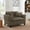 Brown, variant on Blue Lazy Sofa Chair with Armrests & Soft Cushion,Comfortable Single-Seater Lounge Seat with Supportive Backrest for Living Room, Bedroom, or Reading Nook, Cozy Upholstered Accent Chair.
