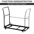 thumbnail image 5 of Folding Chair Storage Cart with Wheels, Holds 25 Chairs & 300 lbs - Heavy Duty L-Shape Rack for Church,Wedding,Event & Commercial Use, 5 of 10