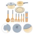 thumbnail image 1 of HONMEET 1 Set Playing House Prop Wooden Cookware Set For Doll House Activity High Simulated Shape Smooth Surface, 1 of 5