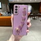 thumbnail image 1 of Electroplated Heart Shaped Chain Shockproof Phone Case For Galaxy S22 Ultra/S22+/S22/S21/S20/A73/A53/A72/A52/A13, 1 of 4
