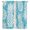 Cyan, Aqua, White, variant on Teal Blue Pineapple Kitchen Curtains 54 Inch Length, Summer Botanical Tropical Fruits Tiers Curtains for Bathroom Bedroom Cafe, Light Filtering Small Window Treatment Short Drapes 2 Panels 42"Wx54"L
