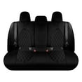 thumbnail image 1 of For 2018-2022 Toyota Camry FH Group Neoprene Custom Fit Waterproof Car Seat Covers - Rear Black, 1 of 4