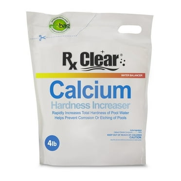 Rx Clear Calcium Hardness Increaser for Swimming Pools, 4 lbs