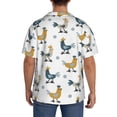 thumbnail image 3 of Kdxio Men's Hawaiian Shirt for Men Short Sleeve Shirt Farm Roosters Summer Casual Holiday Beach Button Down T-Shirts, 3 of 7