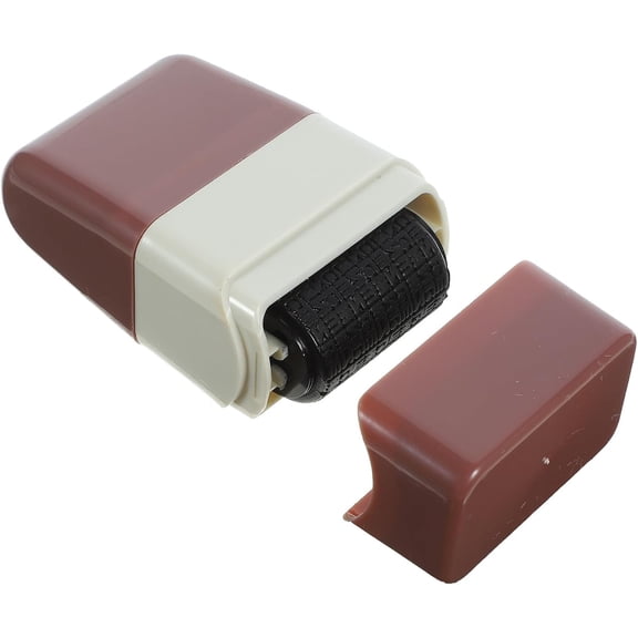 Privacy Protection Roller Stamp for Identity Prevention Use Secure Ink Roller for Mail and Personal Information Security Portable Home Privacy Tool