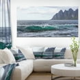 thumbnail image 1 of Beautiful Lofoten Island Norway - Large Seashore Canvas Print, 1 of 3