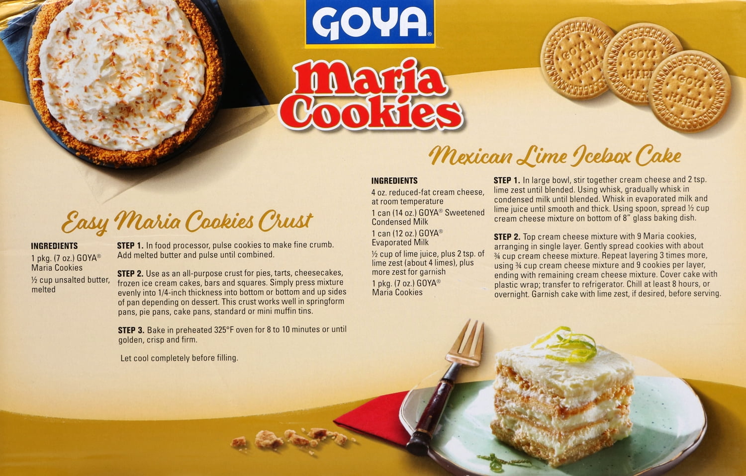 Goya Maria Flavored Cookies Jumbo, 10 Pack, 70.55 oz