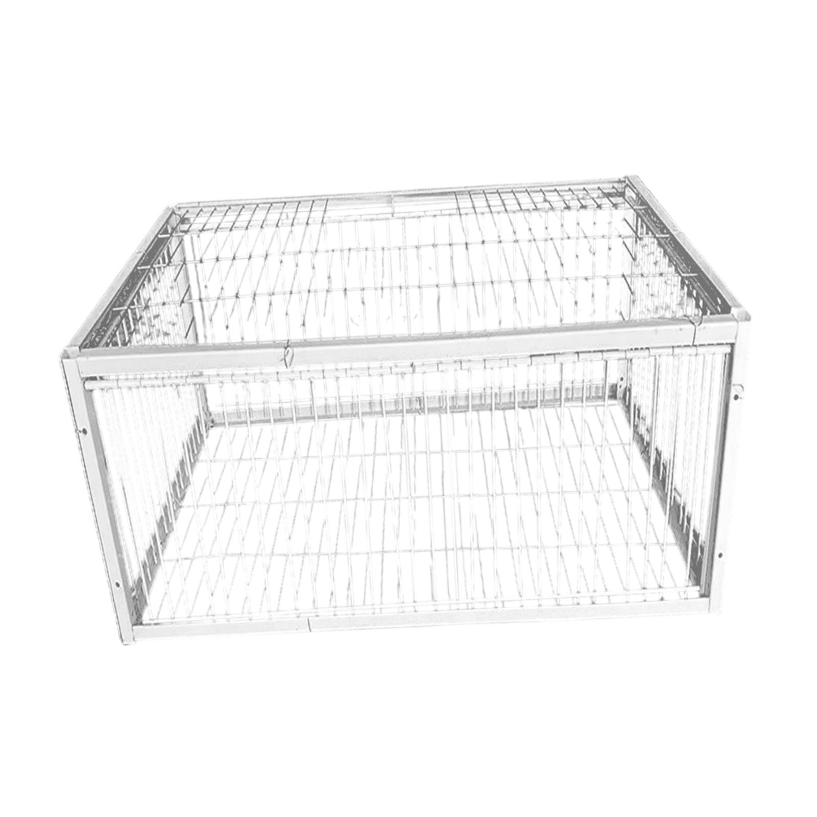 Serenable Tauben Cage, Automatic Pigeon Collector, Simple Assembly, Wire Cage, Thickened Animal Cage, Pigeon Stable for Chicken Garages, Orchard , 4 enter