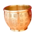 thumbnail image 3 of Cuenco del tesoro Feng Shui de 7,4 cm de altura con símbolo Fu para la riqueza y el dinero en el escritorio. Diámetro 9 cm, 3 of 9