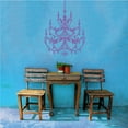 thumbnail image 4 of Large Antique Design Vinyl Chandelier Wall Decal Art, 4 of 4